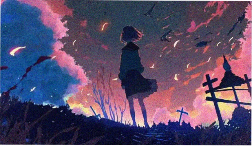 群像剪影与星轨背景的轮播首图